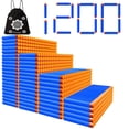 thumbnail image 1 of Dardos de recarga POKONBOY, paquete de 1200 unidades, compatibles con pistolas Nerf, color azul, 1 of 7