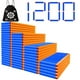 thumbnail image 1 of Dardos de recarga POKONBOY, paquete de 1200 unidades, compatibles con pistolas Nerf, color azul, 1 of 7