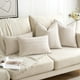 thumbnail image 5 of Fundas de almohada decorativas MIULEE, 50 x 50 cm, 2 unidades, color beige, 5 of 7