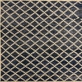 thumbnail image 1 of Ahgly Company Indoor Square Abstract Charcoal Black Abstract Area Rugs, 8' Square, 1 of 6