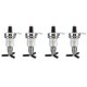 thumbnail image 1 of Soporte para cepillo y maquinilla de afeitar de seguridad cromado de lujo que se adapta a todos sus accesorios de afeitado (plata 22 pieza), 1 of 1
