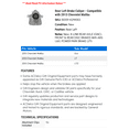 thumbnail image 2 of Rear Left Brake Caliper - Compatible with 2013 Chevy Malibu, 2 of 2