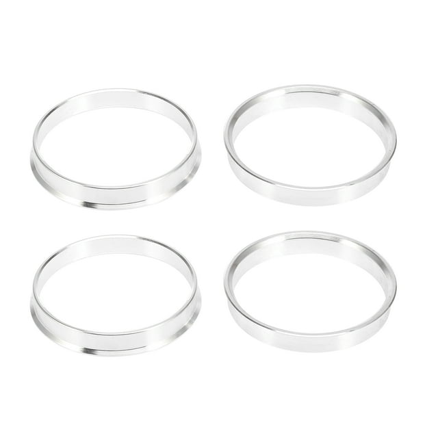 4 Pcs Anneaux Centrés en Alliage d'Aluminium de 64.1mm à 60.1mm pour Moyeu de Voiture