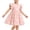 Pink, variant on WRKEKC Girls Floral Dress Sleeveless Round Neck Floral Print Soft Breathable Comfortable Cotton Fabric Lightweight Daily 2-8 Years