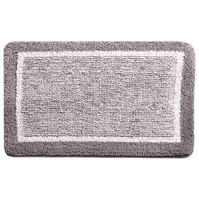 EGNMCR Room Decor,, Living Room Bedroom Straight Plush Carpet Floor Mats Bathroom Absorbent Non-slip Mats Kitchen Foot Mats, Machine Wash Bathroom Rugs,For Bath, Tub And Shower Flocked Rug