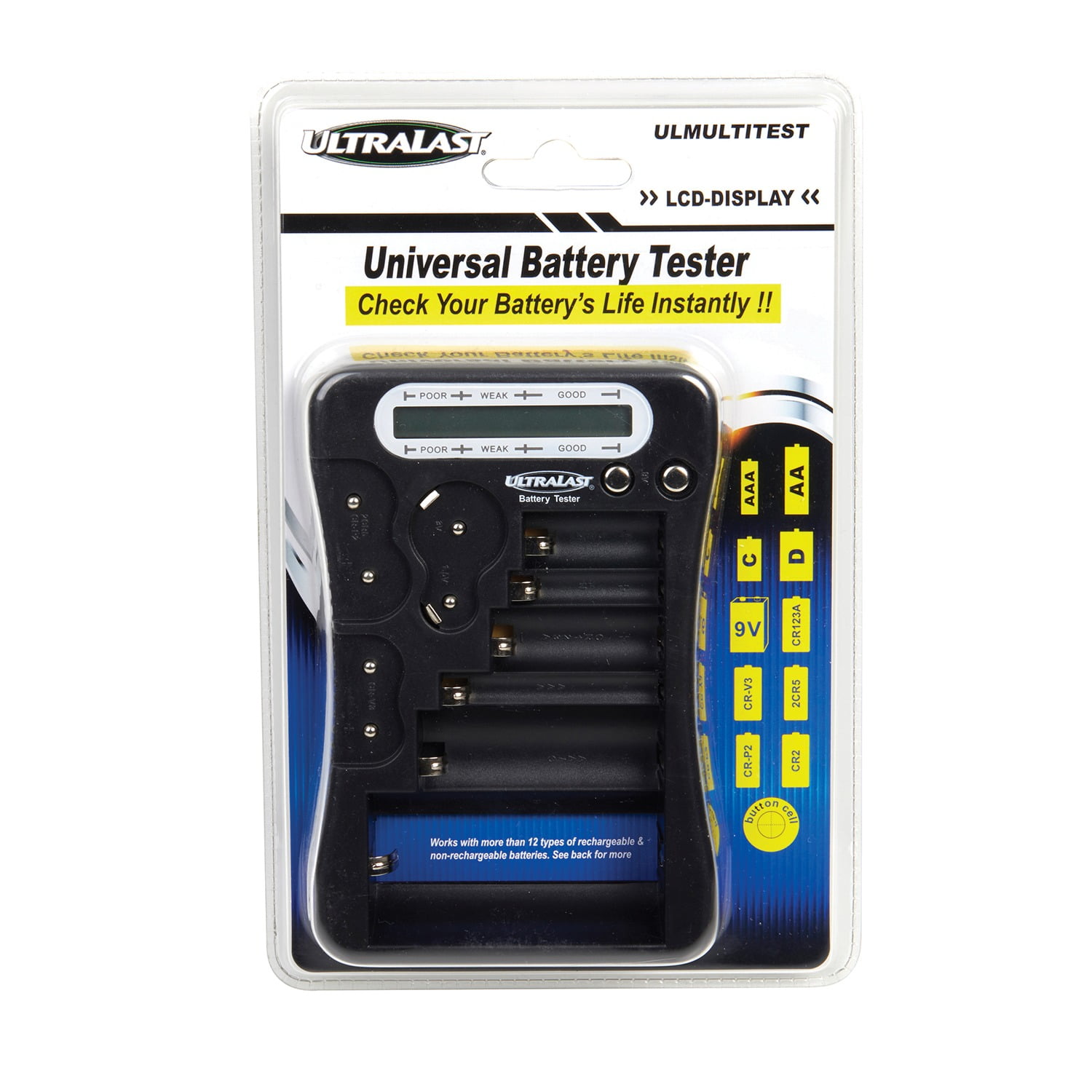 Ultralast ULMULTITEST Universal Battery Tester