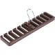 thumbnail image 1 of Estante para cinturón, bufandas, organizador para cinturón, estante para corbatas de plástico, almacenamiento en armario para ahorrar espacio para 10 cinturones/bufandas/corbatas, 1 of 7