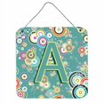 thumbnail image 4 of Carolines Treasures CJ2015-LDS66 Letter L Circle Circle Teal Initial Alphabet Wall or Door Hanging Prints 6HX6W, 4 of 7