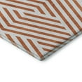 thumbnail image 4 of Addison Rugs Mayfield Washable Transitional Geometric Paprika Round Rug, 8' x 8', 4 of 5