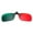 Left red right gree, variant on Kid Visions Therapies Green Clip on Lens Plastic Metal Color Weakness Glasses