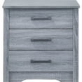 thumbnail image 2 of Modern Gray Nightstand - 23" Height X 22" Width 18" Depth, Construction, Enhances Bedroom Decor With Sleek Appeal For H W D, Material Heaped Up, 2 of 3