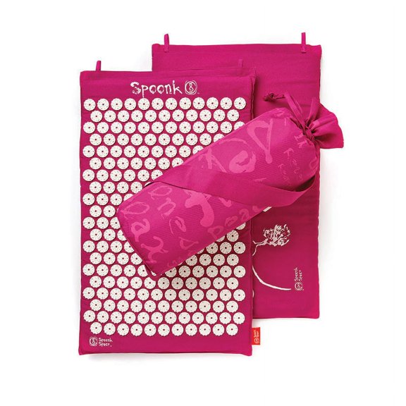 Spoonk Cotton Magenta Acupressure Mat