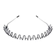 thumbnail image 2 of Miorin Under $5 Zig Zag Headbands, Anti Slip Non Break Hair Headband, Secure Grip Elastic Hair Band for Daily Use, Black Heardband, 2 of 3