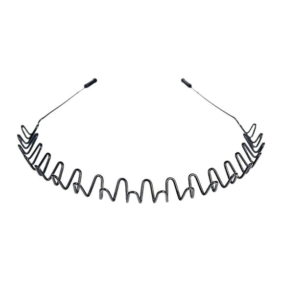 Headbands for Women Non Slip – Fashion Accessories for Slicked Back Styles - Comfortable Comb Headband with Teeth,Black 1,One Size,Dailypoc