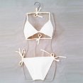 thumbnail image 5 of BUIgtTklOP Women Two Piece Swimsuit Sexy Swimwear Halter String Triangle Bikini Sets, 5 of 6