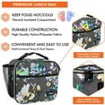 thumbnail image 5 of OPUX Insulated Lunch Bag, Soft Lunch Box for School Kids Boys Girls, Leakproof Small Lunch Pail for Adult Men Women, Reusable Compact Lunchbox Lunch Cooler Tote Bag for Office Work (Grey Floral), 5 of 8