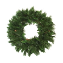 White Valley Mixed Pine Artificial Christmas Wreath - 48" - Unlit