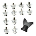 thumbnail image 3 of 12 piezas de calzado de fútbol Spikes Spikes Spikes no slip portátiles 13 mm 16 mm Studs de rugby para competencia de deportes al aire libre en, 3 of 8