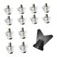 thumbnail image 3 of 12 piezas de fútbol Boot Spikes Gasps Studs Turf Soccer Spuys 13 mm 16 mm para zapatillas de deporte atléticas al aire libre deportes al aire libre, 3 of 8