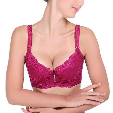

ãTOTOãBras For Women Four- Steel Ring Bamboo Charcoal Thin Bra Underwear