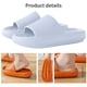 thumbnail image 4 of Zapatillas de casa, sandalias antideslizantes de EVA, zapatillas de suela gruesa con punta abierta para parejas, azul gris, adecuadas para talla 39-40 2 piezas Jumpingount AP001383-20B, 4 of 7