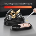 thumbnail image 3 of Mosiee Diffuser Solar Powered Rotating Car Purifier Simulated Motorcycle Styling, 3 of 5