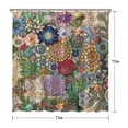 thumbnail image 5 of Waterproof Boho Style Shower Curtain 72x72 Inch Bohemian Colorful Floral Shower Curtains for Bathroom Hotel Home Decor with 12 Hooks, 5 of 5