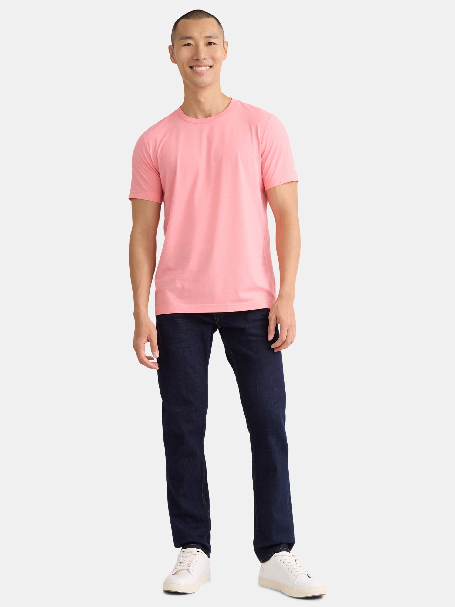 George Men's and Big Men's Classic Fit Crewneck Tee with Short Sleeves, Sizes XS-3XL