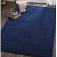 thumbnail image 6 of Nourison Malibu Shag Solid Shag Navy 6'7" x 9'6" Area Rug, (7' x 10'), 6 of 8