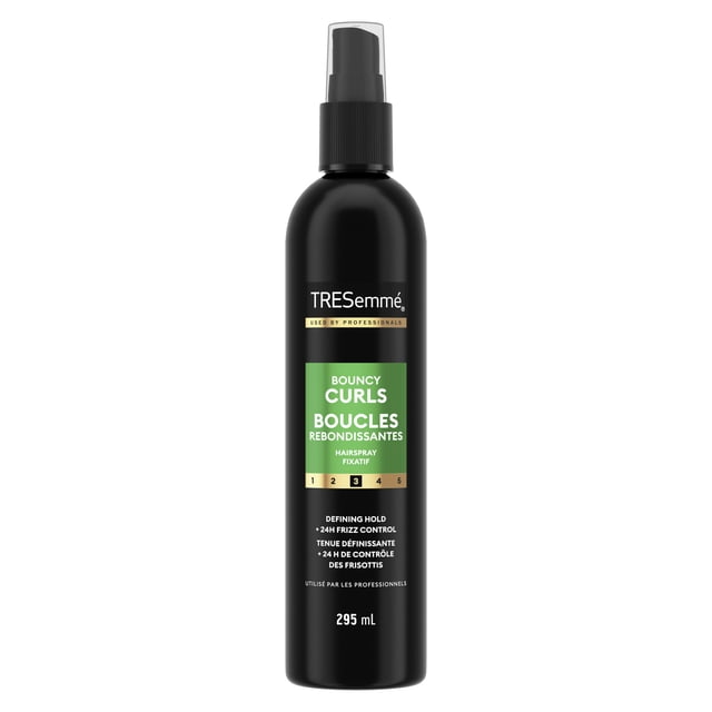 TRESemmé Hairspray Bouncy Curls Defining Hold + 24H Frizz Control, 295 ml