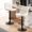 White, variant on Walktory Bar Stools Set of 2, Swivel Adjustable Counter Height Chairs Khaki