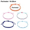 thumbnail image 2 of 5 pulseras para mujeres tejidas, pulseras arcoíris, pulsera trenzada ajustable para mujer brand modelStyleType, 2 of 2