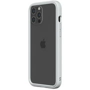 CrashGuard NX Modular Bumper Case with Platinum Gray Frame + Rim & 3x Buttons for Apple iPhone 12 Pro Max