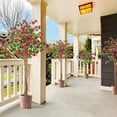 thumbnail image 4 of Qinaqin 6FT Alto Potted Artificial Bougainvillea Tree con Madera Trunk y Rosa Flowers para Indoor Outdoor Use, 4 of 5