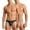 Black+Gray, variant on PBFRDSJ 2PC Men Thong Underwear Elastic Waist Smooth Stretchy Bikini Briefs Slim Fit Basic UnderPants for Daily Home Wear