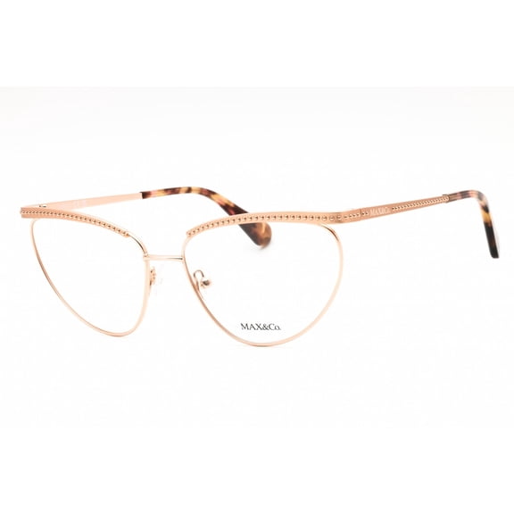 Max & Co. MO5136 033 Women's Pink Gold Metal Full Rim Eyeglasses