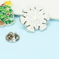 thumbnail image 3 of s Christmas Brooch Pin Set Enamel Xmas Themed Jewelry Brooches Festival, 3 of 6