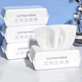 thumbnail image 1 of 4 paquetes de toalla para la cara desechable, paños suaves para limpieza Facial, tejido de algodón, toallitas húmedas y secas, removedor de maquillaje, 1 of 8