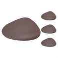 thumbnail image 2 of 4Pcs Placemats for Table Waterproof Non-Slip Coaster Leather Place Kitchen Accessories,Brown, 2 of 5