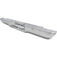 thumbnail image 2 of Step Bumper Compatible with GMC C/K 1500 P/U 1988-1999 Chrome Steel Stepside All Cab Types with Impact Strip Holes, 2 of 5