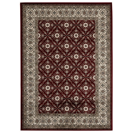 - Lapis Rugs Area Rug 4x5 Antique Vintage Collection Oriental Low Pile Turkish Carpet Diamond ( 4' 3