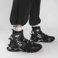 thumbnail image 3 of Mens High Top Sneakers Blade Non Slip Running Shoes Tennis Sneakers Athletic Casual Walking Shoes Black, 3 of 4