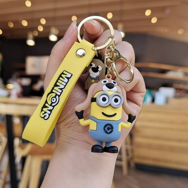 NAOJIE Minion Keychain,Cute Keychain,Keychain Cute,Cute Keychains,Cool Keychains,Delicate Doll Cute Personality Key Chain Key Chain Men And Women Hanging Ornaments