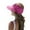 Hot Pink, variant on Womens Visor Wide Hat Summer Face Beach Sports Cap Sun Outdoor Travel Accessory Red Red