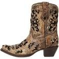 thumbnail image 2 of CORRAL Adult Female Brown Inlay & Embroidery & Studs & Crystals Ankle Boots, Size: 8, Width: M, 2 of 5