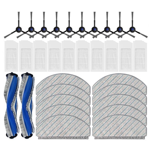 Accesorios para Aspiradora Robot para Debot N20 / N20 Plus / N20 Cepillo Lateral Principal Filtro HEPA Paño de Fregona