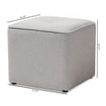 thumbnail image 5 of Corinne Modern and Contemporary Ottoman: No Assembly, Solid Wood Frame, 5 of 5