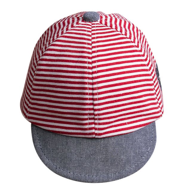 Summer Baby Boy & Girls Striped Baseball Sun Cap