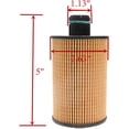 thumbnail image 2 of imUfer 68229402AA Oil Filter Element Replacement For Ram 1500 2014-2019 Grand Cherokee 2014-2020 3.0L V6 EcoDiesel Engine Replacement 68109834AA 68492616AA, 2 of 5