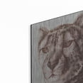 thumbnail image 2 of Luxe Metal Art 'Haste' by Barbara Keith, Metal Wall Art, 16"x24", 2 of 9